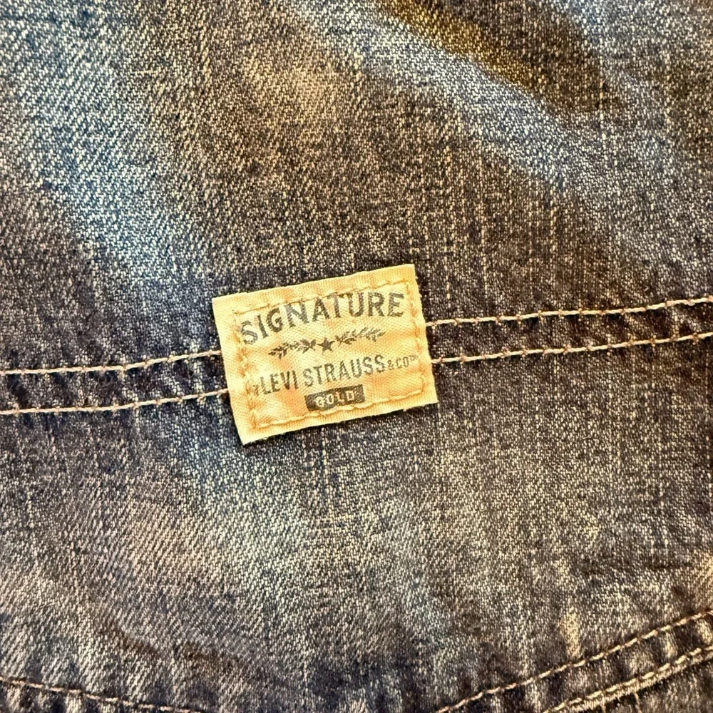 Signature Levi Strauss W36 L30 Carpenter Jeans Relaxed Fit Workwear 100% Cotton